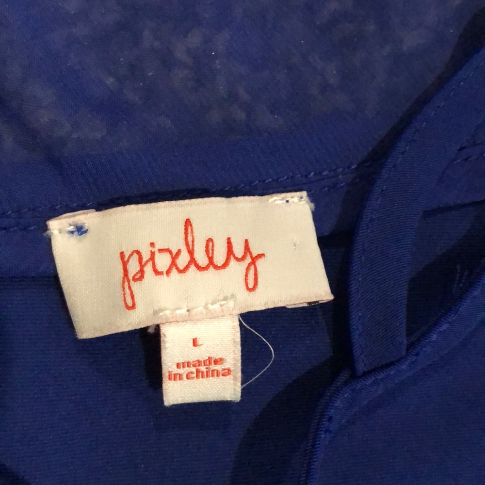 Women’s Strappy Blue Tank - Picture 2 of 4